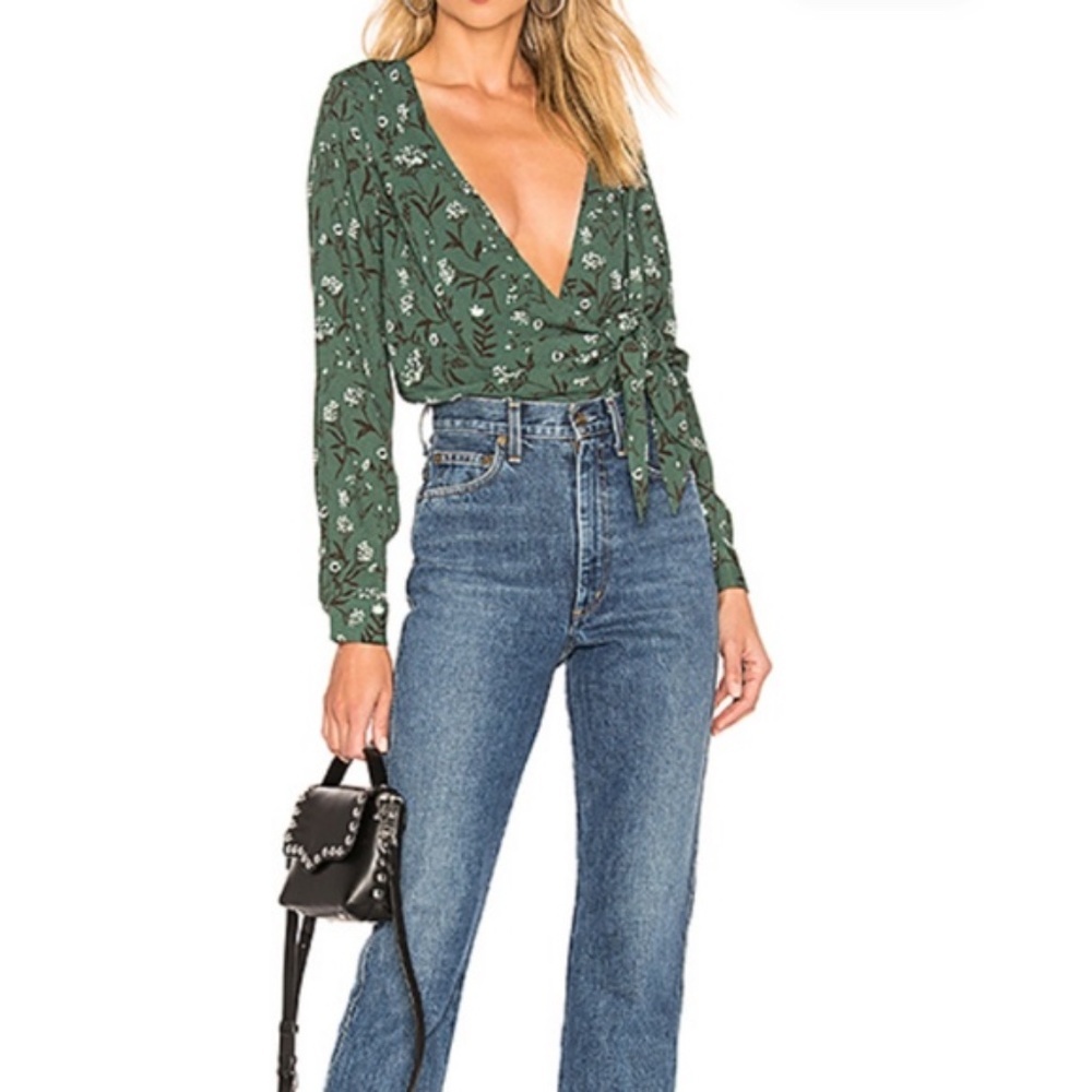 x‎ REVOLVE Daria Bodysuit in Caspia Print
Capulet